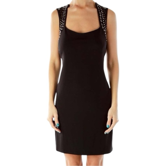 Rock & Republic Dresses & Skirts - NWT Rock & Republic Black Studded Sleeveless Scoop Neck Mini Dress Size Small